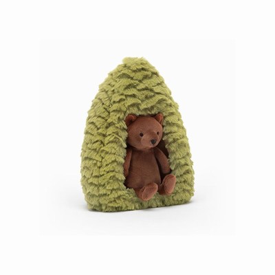 Jellycat Forest Fauna Bear USA | 28510DHUS